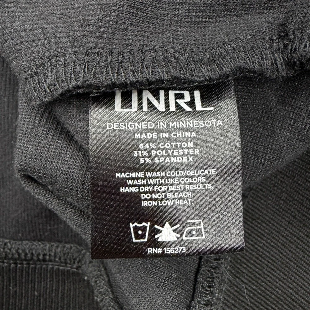 UNRL Saints Hockey LXIX Black Performance Hoodie Mens Large Cotton Blend Stretch